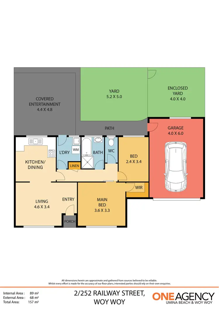 Floorplan of Homely villa listing, 2/252 Railway Street, Woy Woy NSW 2256