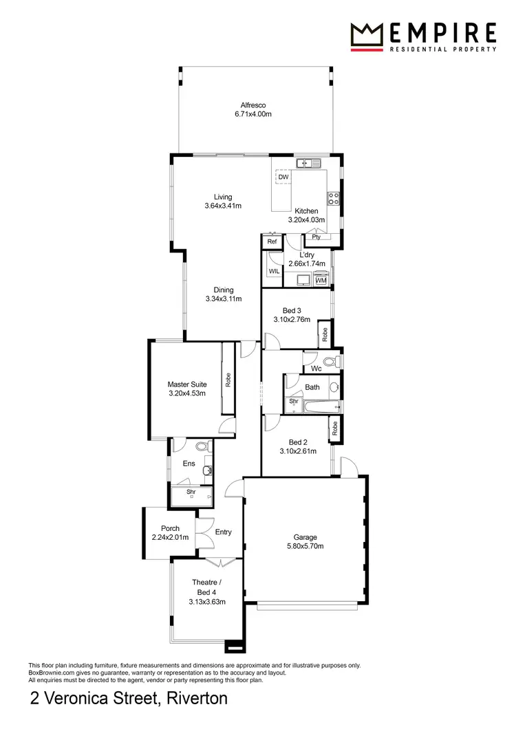 Floorplan of Homely house listing, 2 Veronica Street, Riverton WA 6148