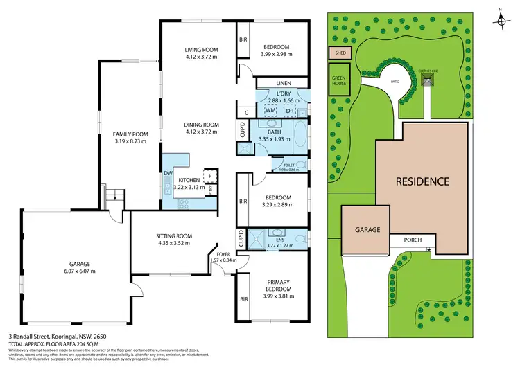 Floorplan of Homely house listing, 3 Randall Street, Kooringal NSW 2650