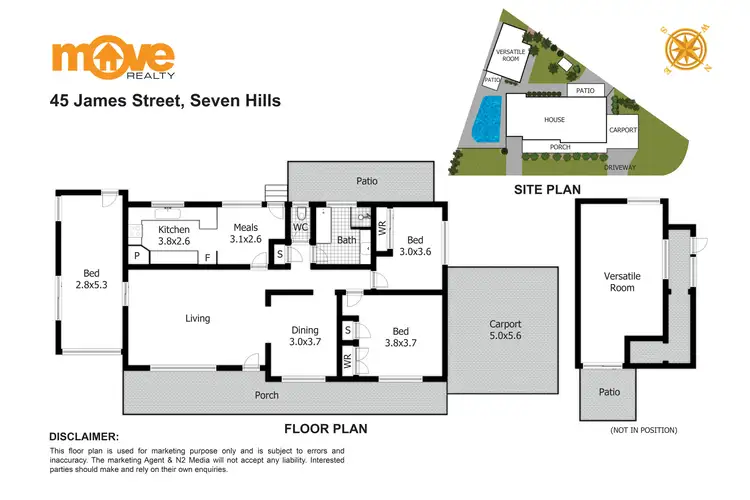 Floorplan of Homely house listing, 45 James Street, Seven Hills NSW 2147