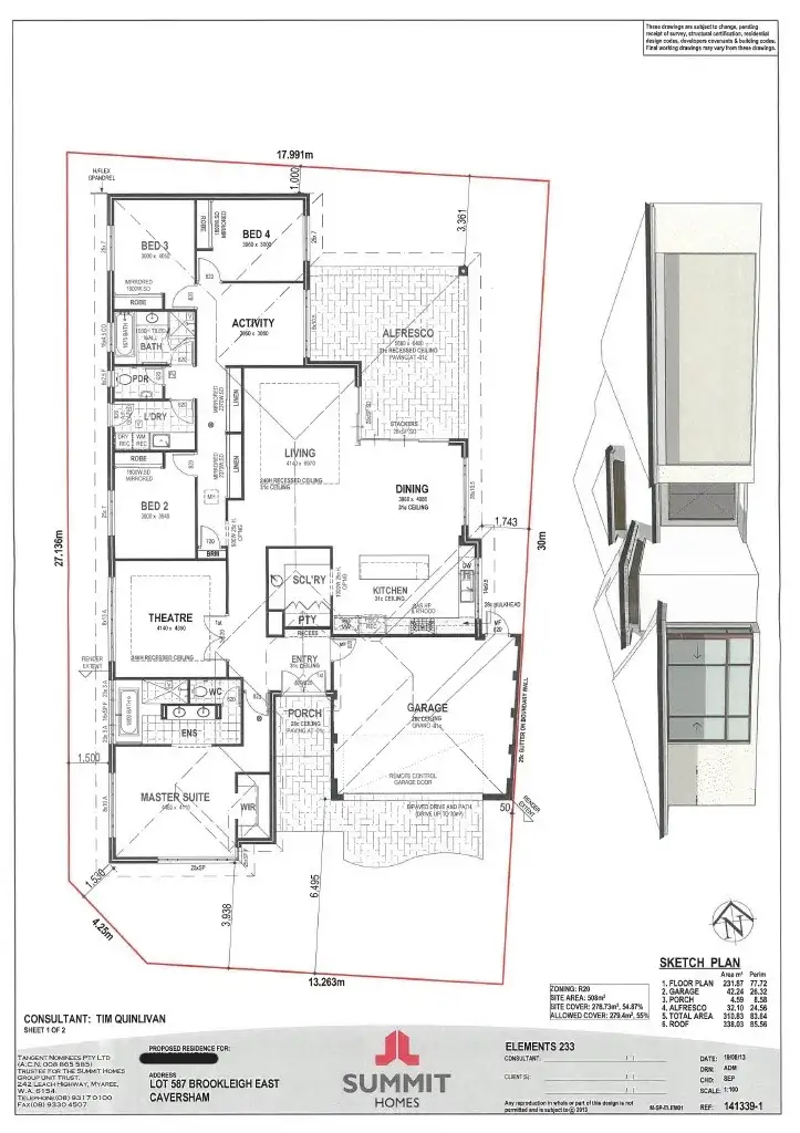 Floorplan of Homely house listing, 28 Caloria Chase, Caversham WA 6055