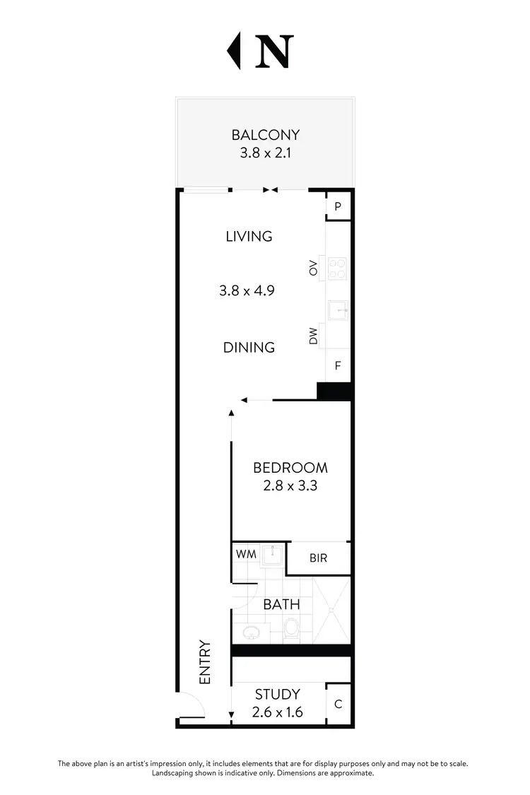 Floorplan of Homely apartment listing, 115/333 Ascot Vale Road, Moonee Ponds VIC 3039