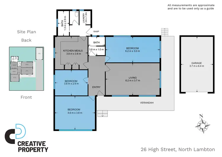 Floorplan of Homely house listing, 26 High Street, North Lambton NSW 2299