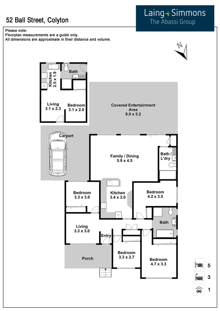 Floorplan of Homely house listing, 52 Ball Street, Colyton NSW 2760