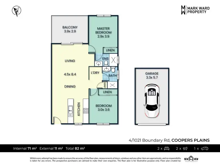Floorplan of Homely apartment listing, 4/1021 BOUNDRY ROAD, Coopers Plains QLD 4108