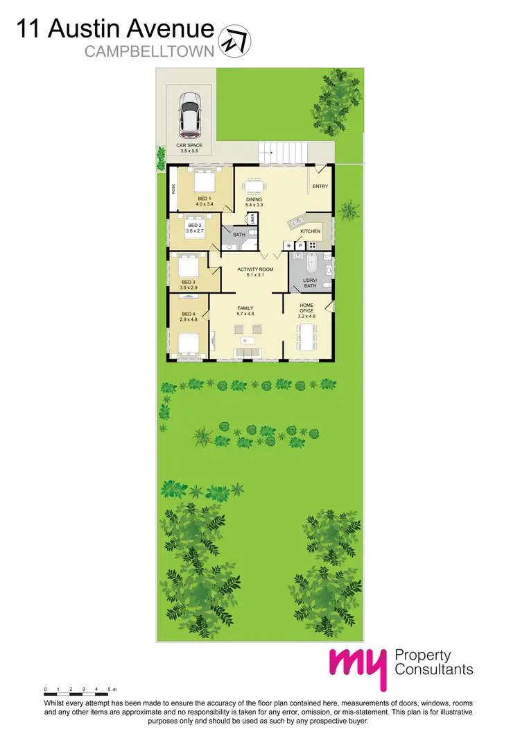 Floorplan of Homely house listing, 11 Austin Avenue, Campbelltown NSW 2560