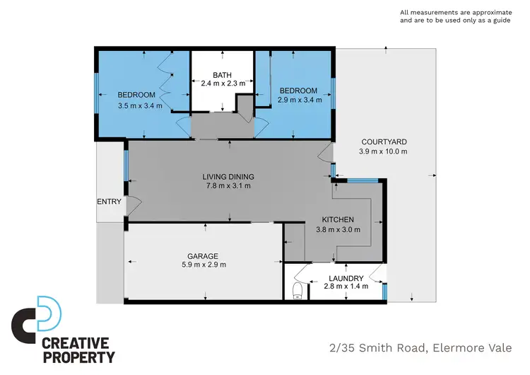 Floorplan of Homely villa listing, 2/35 Smith Road, Elermore Vale NSW 2287