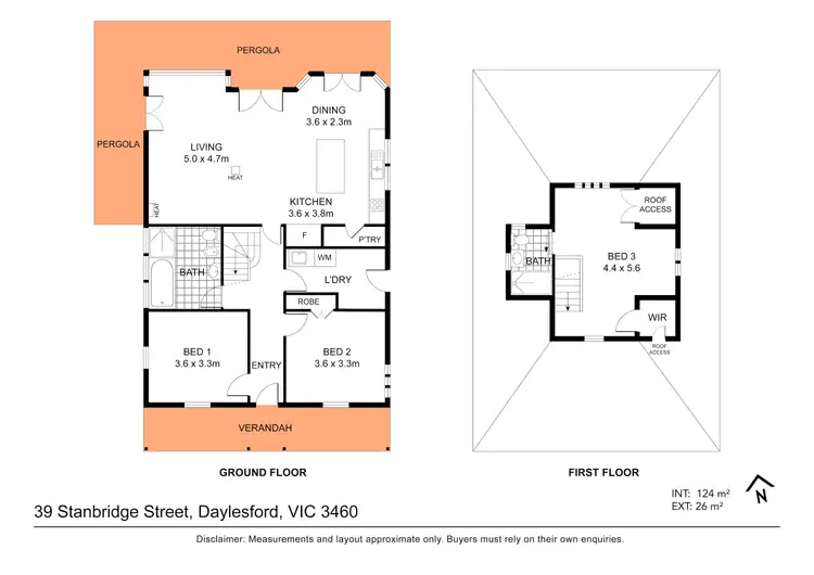 Floorplan of Homely house listing, 39 Stanbridge Street, Daylesford VIC 3460