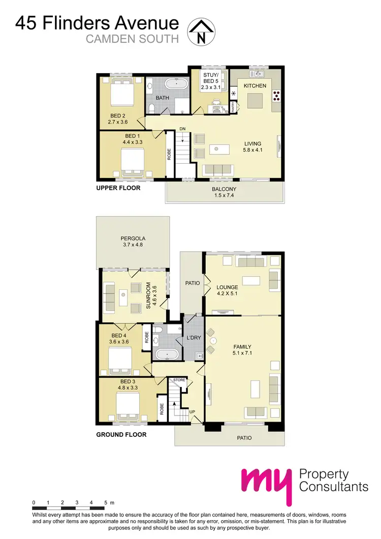 Floorplan of Homely house listing, 45 Flinders Avenue, Camden South NSW 2570