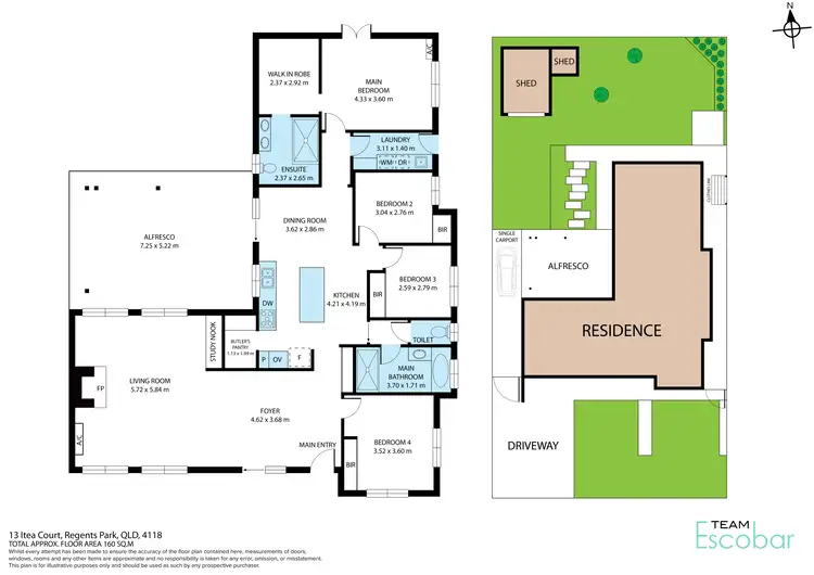 Floorplan of Homely house listing, 13 Itea Court, Regents Park QLD 4118