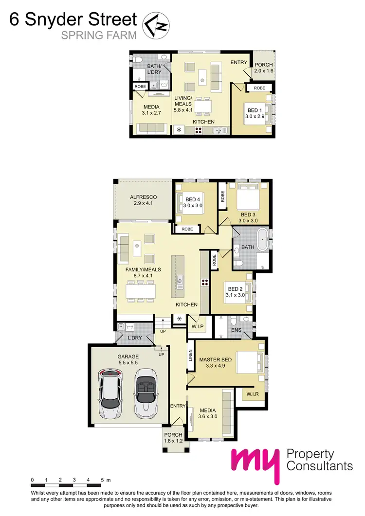 Floorplan of Homely house listing, 6 Snyder Street, Spring Farm NSW 2570