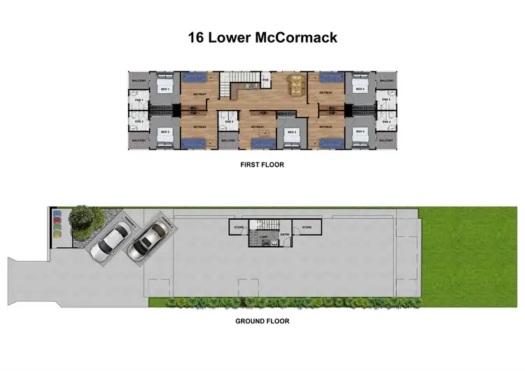 Floorplan of Homely unit listing, 16 Lower McCormack Street, Bundamba QLD 4304