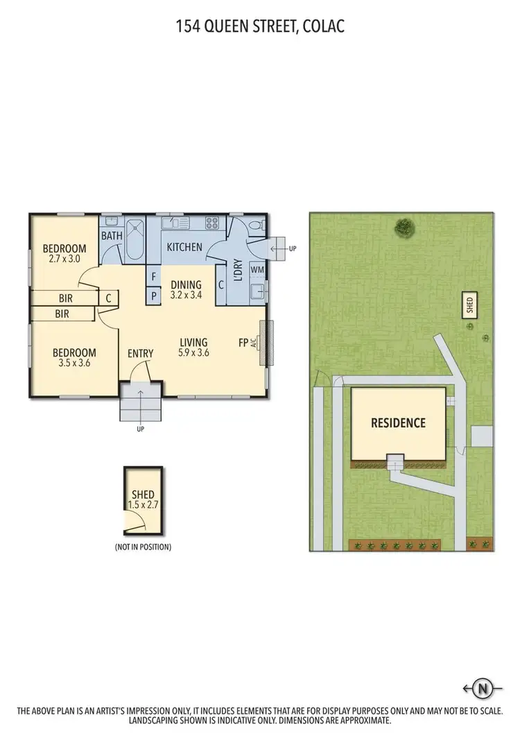 Floorplan of Homely house listing, 154 Queen Street, Colac VIC 3250