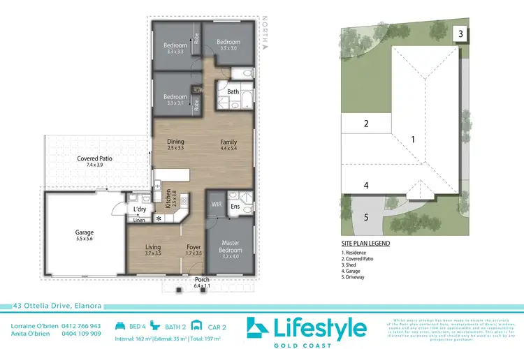 Floorplan of Homely house listing, 43 Ottelia Drive, Elanora QLD 4221