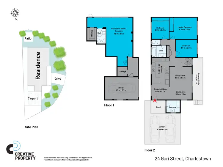 Floorplan of Homely house listing, 24 Gari Street, Charlestown NSW 2290