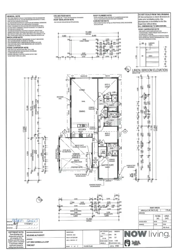 Floorplan of Homely house listing, 8 Danbulla Loop, Yanchep WA 6035