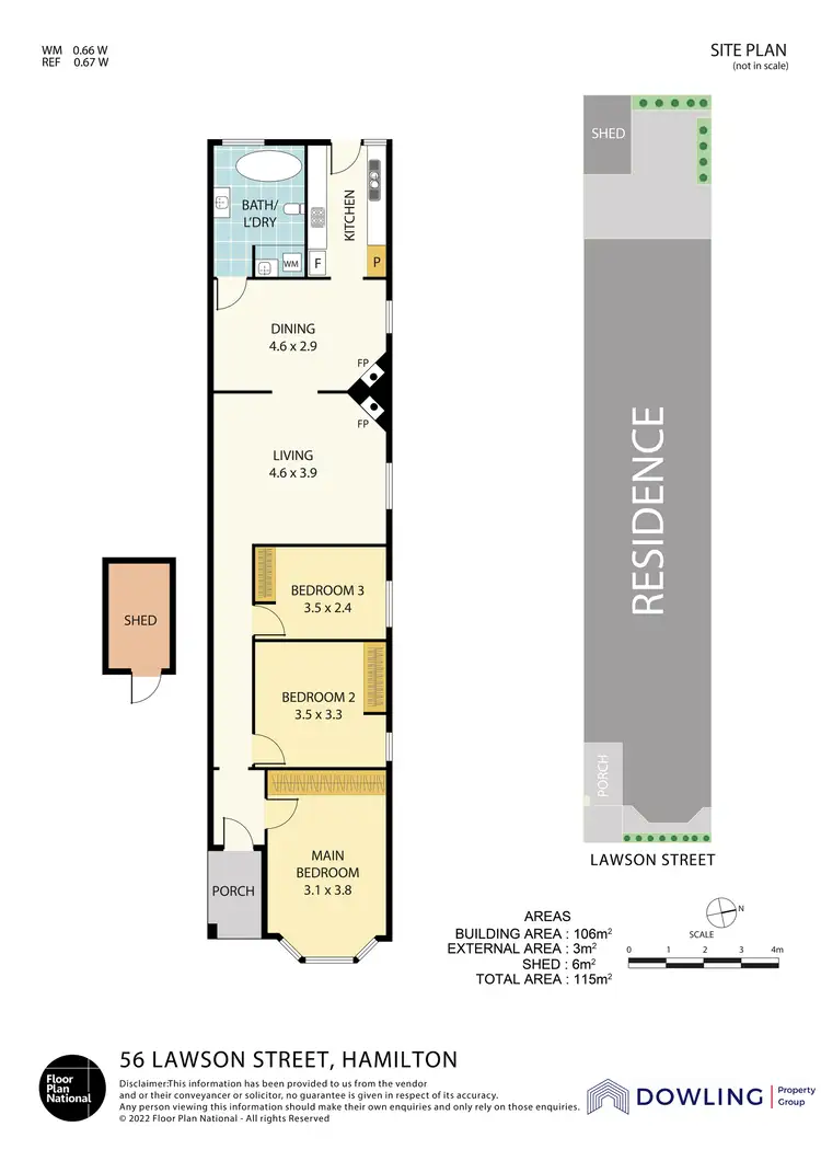 Floorplan of Homely house listing, 56 Lawson Street, Hamilton NSW 2303