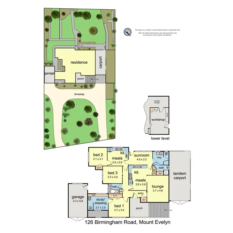 Floorplan of Homely house listing, 126 Birmingham Road, Mount Evelyn VIC 3796