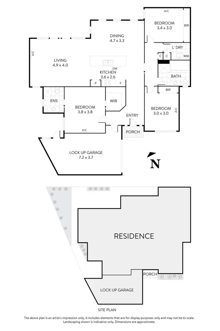 Floorplan of Homely unit listing, 3/9 McLean Street, Albion VIC 3020