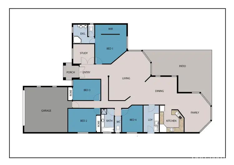 Floorplan of Homely house listing, 27 Riverleigh Drive, North Mackay QLD 4740