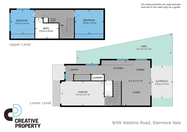 Floorplan of Homely townhouse listing, 9/55 Watkins Road, Elermore Vale NSW 2287