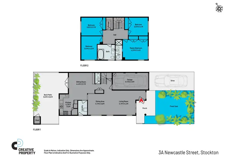 Floorplan of Homely house listing, 3a Newcastle Street, Stockton NSW 2295