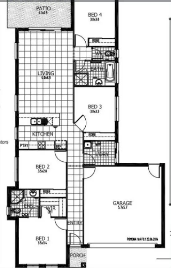 Floorplan of Homely house listing, 10 Vista Crescent, Pimpama QLD 4209
