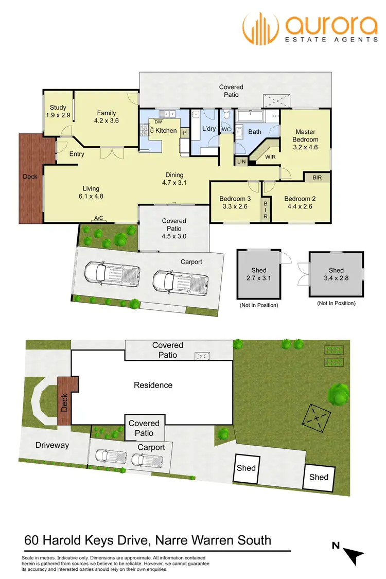 Floorplan of Homely house listing, 60 Harold Keys Drive, Narre Warren South VIC 3805