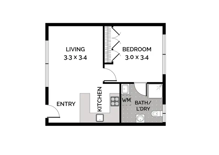Floorplan of Homely apartment listing, 13/22 Mowatt Street, Queanbeyan East NSW 2620