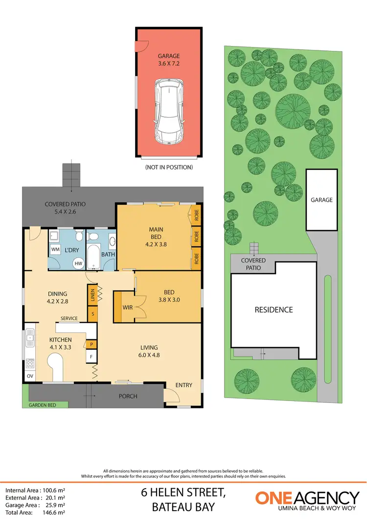 Floorplan of Homely house listing, 6 Helen Street, Bateau Bay NSW 2261