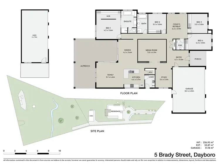 Floorplan of Homely house listing, 5 Brady Street, Dayboro QLD 4521