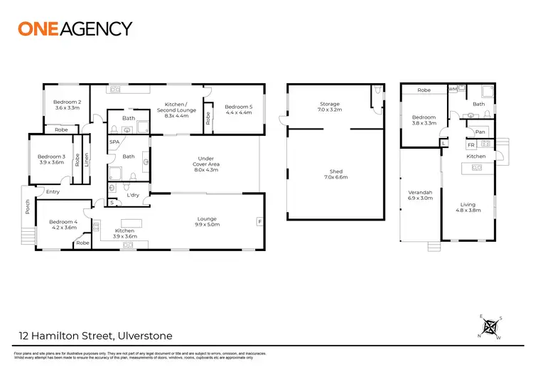 Floorplan of Homely house listing, 12 Hamilton Street, Ulverstone TAS 7315
