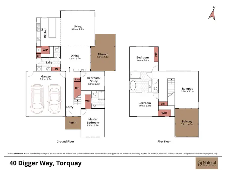 Floorplan of Homely house listing, 40 Diggers Way, Torquay VIC 3228