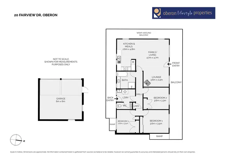 Floorplan of Homely rural property listing, 20 Fairview Drive, Oberon NSW 2787