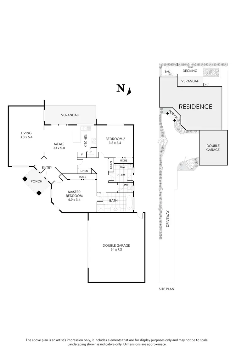 Floorplan of Homely unit listing, 2/7 Prince Street, Essendon North VIC 3041