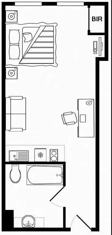 Floorplan of Homely apartment listing, 304/60 Market Street, Melbourne VIC 3004