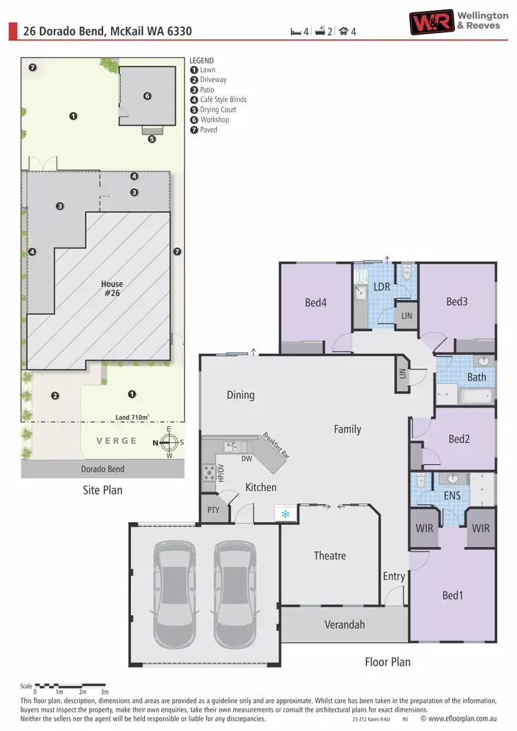 Floorplan of Homely house listing, 26 Dorado Bend, Mckail WA 6330