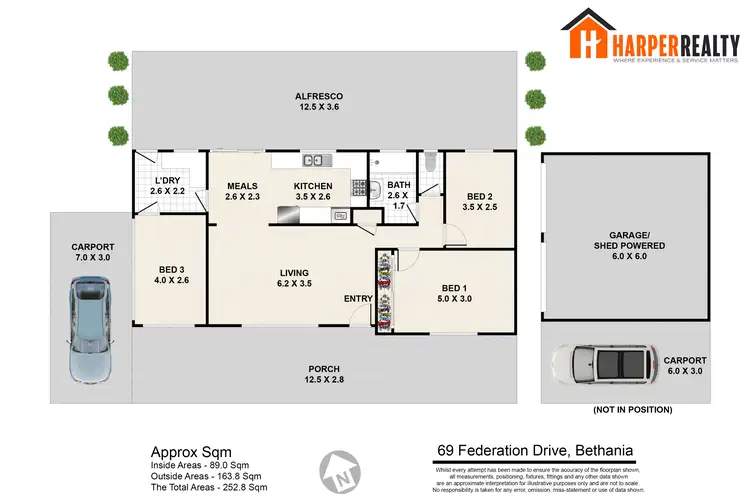 Floorplan of Homely house listing, 69 Federation Drive, Bethania QLD 4205