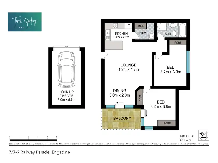 Floorplan of Homely apartment listing, 7/7-9 Railway Parade, Engadine NSW 2233