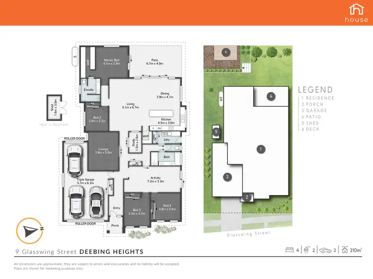 Floorplan of Homely house listing, 9 Glasswing Street, Deebing Heights QLD 4306