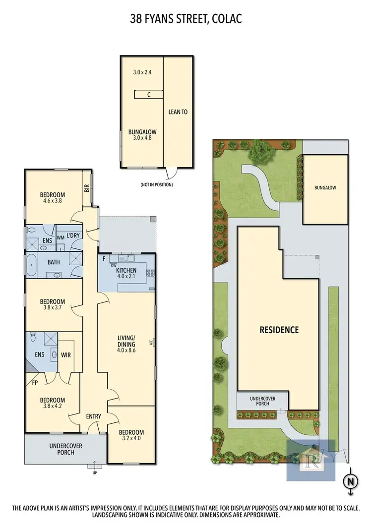 Floorplan of Homely house listing, 38 Fyans Street, Colac VIC 3250