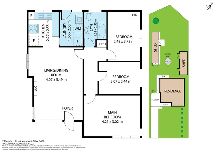 Floorplan of Homely house listing, 7 Mumford Street, Ashmont NSW 2650