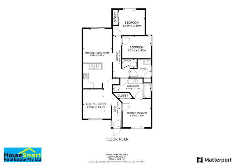 Floorplan of Homely house listing, 4/4-8 Bedford Street, Bentley WA 6102