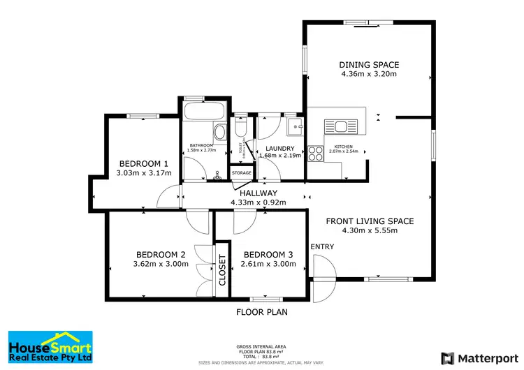Floorplan of Homely house listing, 4 Oats Court, Midland WA 6056