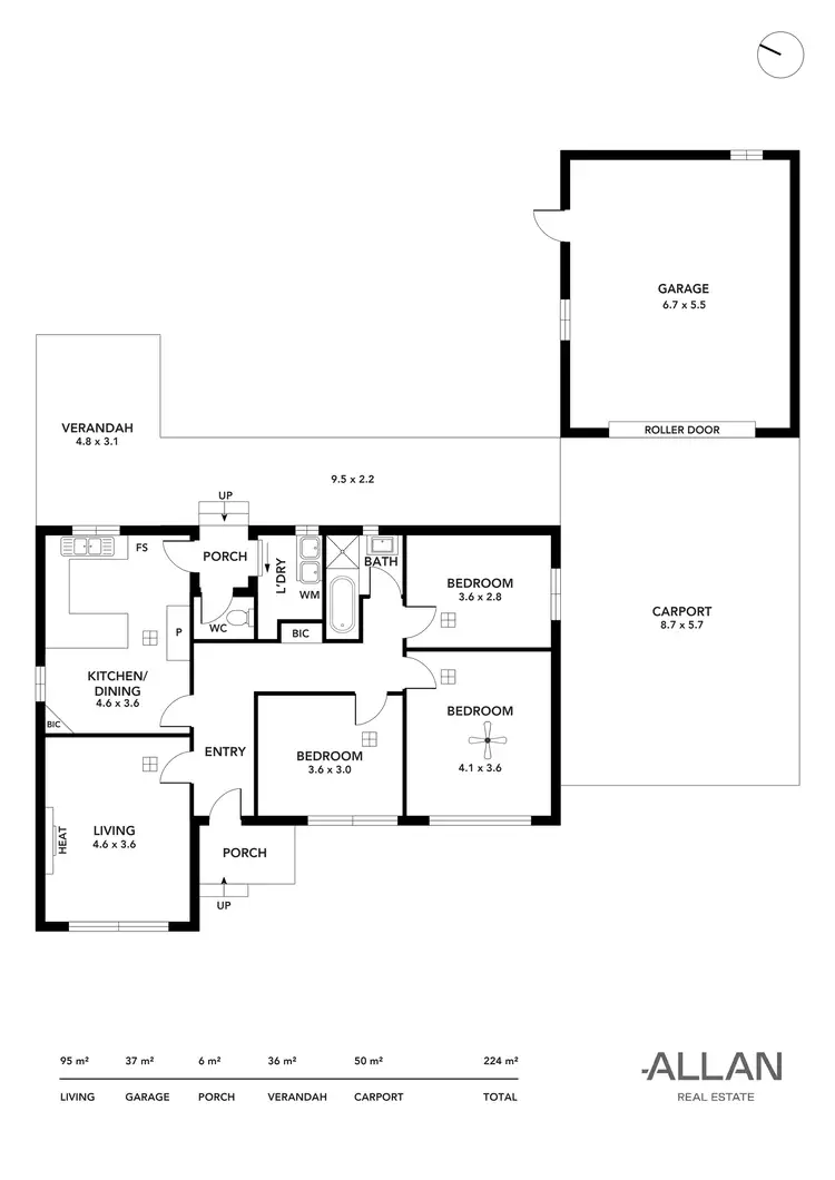 Floorplan of Homely house listing, 72 Myrtle Road, Seacliff SA 5049
