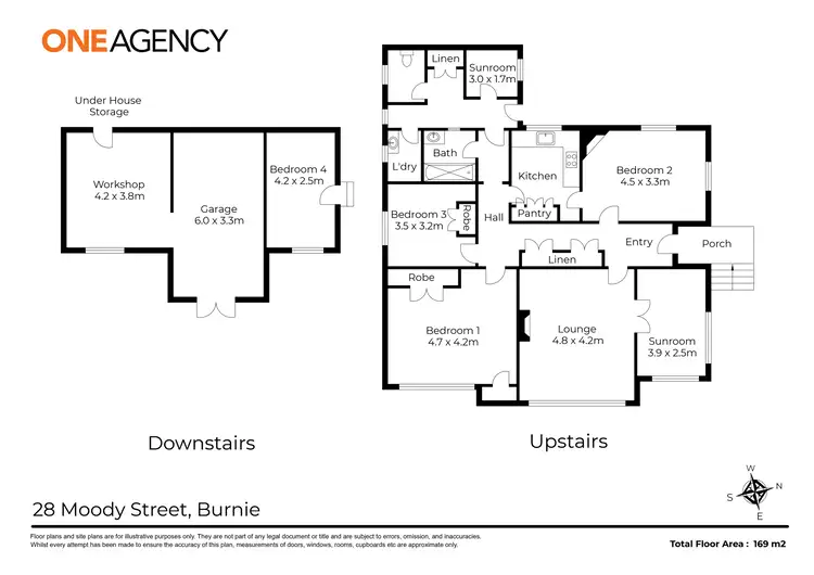 Floorplan of Homely house listing, 28 Moody Street, Burnie TAS 7320