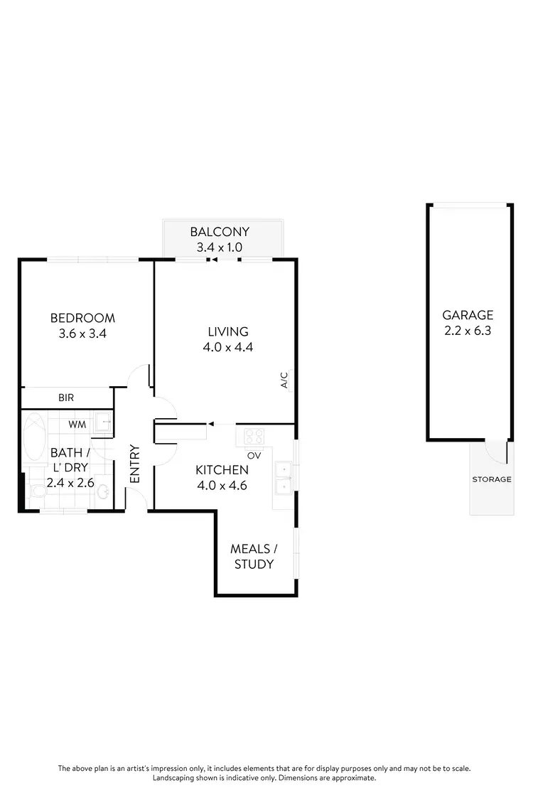Floorplan of Homely flat listing, 6/7 York Street, Moonee Ponds VIC 3039