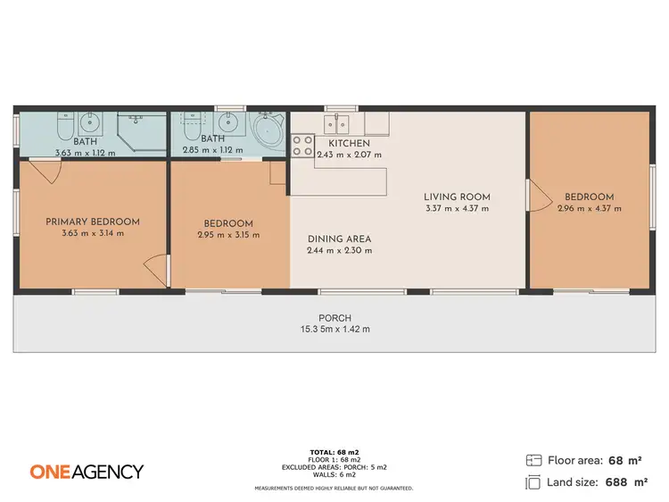 Floorplan of Homely house listing, 541 Bluff Hill Road, Marrawah TAS 7330