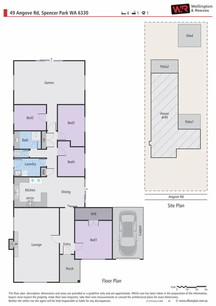 Floorplan of Homely house listing, 49 Angove Road, Spencer Park WA 6330