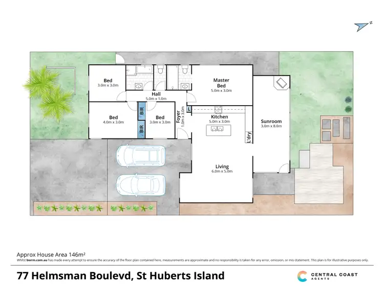 Floorplan of Homely house listing, 77 Helmsman Boulevard, St Huberts Island NSW 2257
